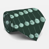 Totally Baubled Christmas Ornament Vector Design  Stropdas (Opgerold)