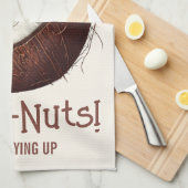 "Totally Coco-Nuts for Drying Up" Coconut Tropical Theedoek (Quarter Fold)