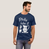 Totally Drink It Cup Art funny T-shirt (Voorkant volledig)