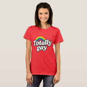 TOTALLY GAY RAINBOW -.png T-shirt (Voorkant volledig)