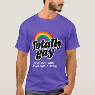 TOTALLY GAY VOOR JONGENS MET TATTOOS - WIT -.png T-shirt