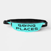 “Totally Going Places” Sarcastische Heuptasje (Voorkant)