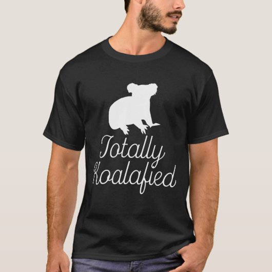 Totally Koalafied - Australië Koala Funny Pun Beer T-shirt (Voorkant)