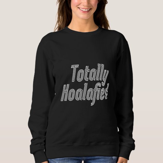 Totally Koalafied - Australië Koala Funny Pun Beer Trui (Voorkant)