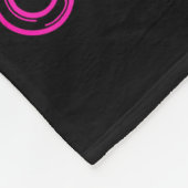 Totally Rad Christmas - 80s Retro Christmas  Fleece Deken (Hoek)