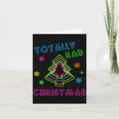 Totally Rad Christmas - 80s Retro Christmas Kaart (Voorkant)
