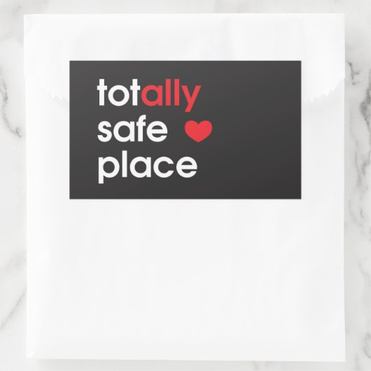 "Totally Safe Place" Ally Sticker (Tas)