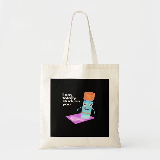 Totally Stuck On You Bold Romantic Style  Tote Bag (Voorkant)