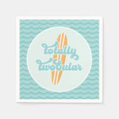 Totally Twobular Surf Beach 2e verjaardag Servet (Voorkant)