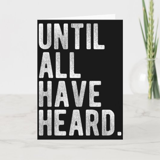 Totdat allen het evangelie hebben gehoord Christel Kaart (Voorkant)