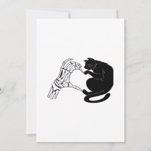 Totdat de Dood de Katten Ons Scheidt Klassiek Feestdagenkaart