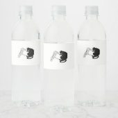 Totdat de Dood de Katten Ons Scheidt Klassiek Waterfles Etiket (Flessen)