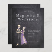 Totdat de Dood ons deelneemt Skeleton Wedding Uitn (Voorkant / Achterkant)