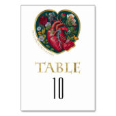 Totdat de dood ons scheidt Gothic hart gouden Hall Kaart (Voorkant)