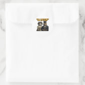 Totdat de Dood Ons Scheidt Klassiek Ronde Sticker (Tas)
