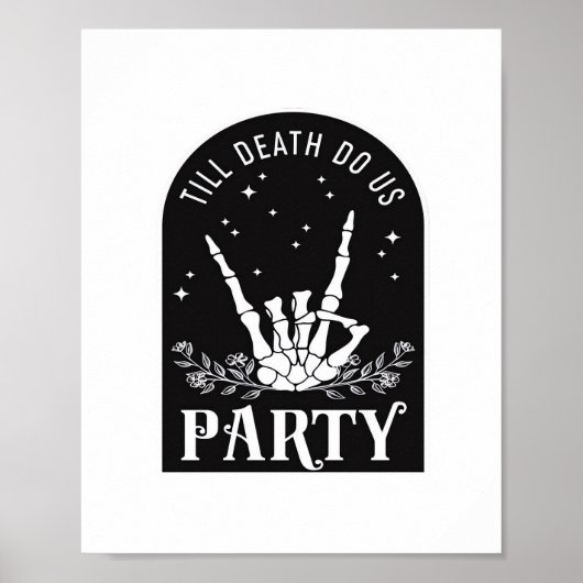Totdat de Dood Ons Verjaardagsfeest Bachelorette H Poster (Voorkant)