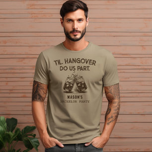 Totdat de kater ons scheidt Grappige vrijgezellen Tri-Blend Shirt