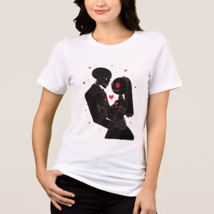 Totdat de Onsterfelijkheid Ons Scheidt Gotische Sk Tri-Blend Shirt