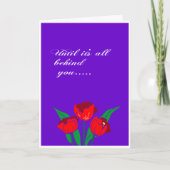 Totdat de problemen achter je liggen kaart (Voorkant)