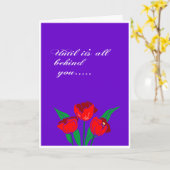 Totdat de problemen achter je liggen kaart (Gele Bloem)