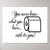 Totdat het een Funny Bathroom Decor is Poster (Voorkant)