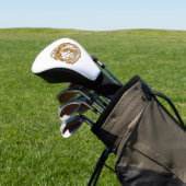 Totdat het stil is pompoen skelet hallo golfheadcover (Insitu)