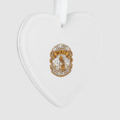 Totdat het stil is Pompoen Skelet Hallo Ornament (voorkant)