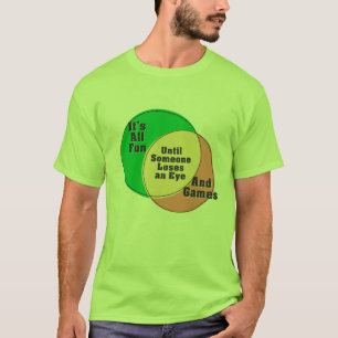 Totdat iemand een oog verliest is het allemaal leu t-shirt