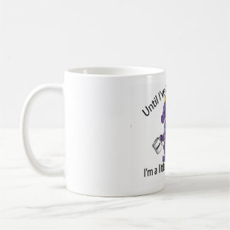Totdat ik koffie heb gehad ben ik een beetje draak koffiemok