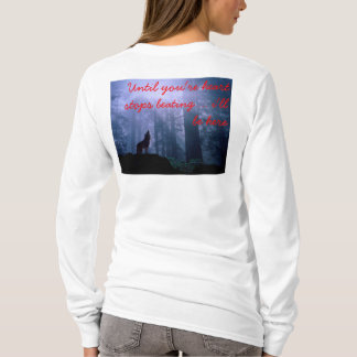 totdat uw hart stopt met slaan t-shirt