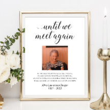 Totdat we elkaar weer ontmoeten Elegante foto-herd