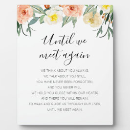 Totdat we elkaar weer ontmoeten, zullen we de herd fotoplaat