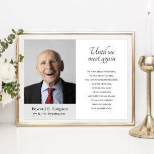Totdat we opnieuw een begrafenisgedicht met foto o poster