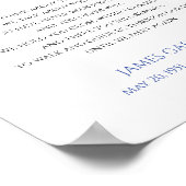 Totdat we weer een blauwe viering van het levensge poster (Hoek)