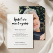 Totdat we weer een herdenkingsgedicht met foto ont