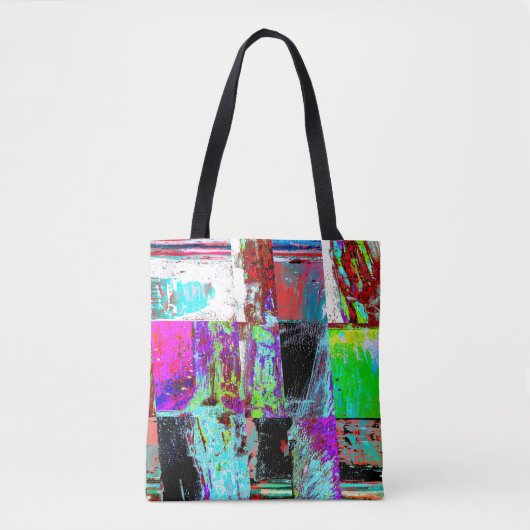 Tote – Abstract Grid Bag (Voorkant)