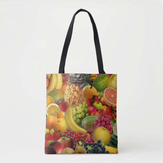 🍇 🍏 🍓 🍋 🍉 TOTE BAG (Voorkant)