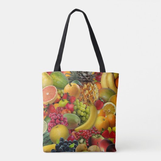 🍇 🍏 🍓 🍋 🍉 TOTE BAG (Achterkant)