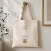 Tote Bag | Aangepaste QR-code Zakelijk Logo Boodsc