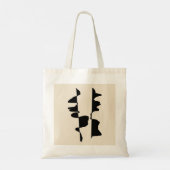 Tote Bag "Abstract Dual Face" (Achterkant)