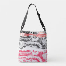 Tote Bag – Abstract ontwerp van Wrijvingslanden