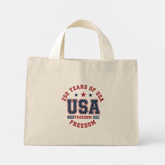 Tote Bag-Amerikaanse Onafhankelijkheid Tote Bag (Achterkant)