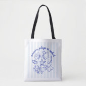 Tote Bag – Amour, Plage & Soleil (Voorkant)
