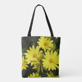 Tote Bag (ao) - Gele Bloemen (Achterkant)