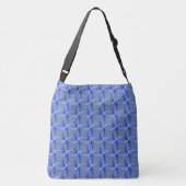 Tote Bag (ao) - Ingevlochten Blauwe Ringen (Achterkant)