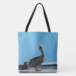 Tote Bag (ao) - Pelikaan in de Zon