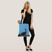 Tote Bag (ao) - Pelikaan in de Zon (Op model)