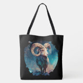 Tote Bag Aries Zodiac sign (Achterkant)