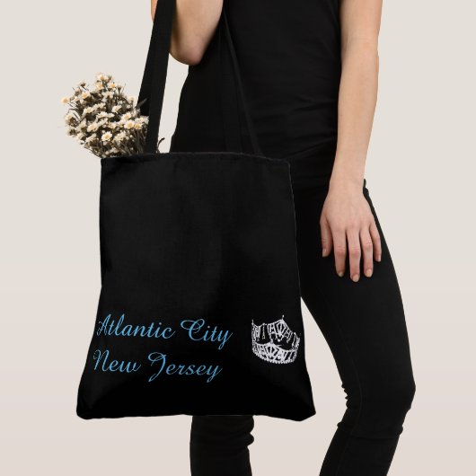 Tote Bag-Atlantic City Miss America stijl kroon Tote Bag (Dichtbij)
