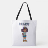 Tote Bag BADASS (Voorkant)